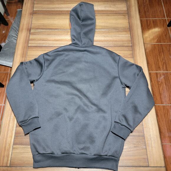 Manfinity LS Black Unisex Full Zip Hoodie "Conflicted Lvrs" - Size Medium - Picture 5 of 9